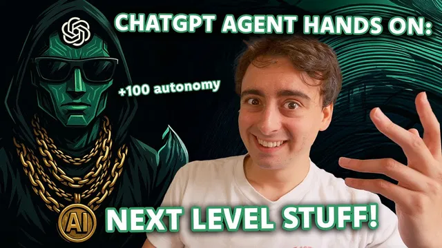 ChatGPT Agent is NEXT LEVEL Autonomy thumbnail