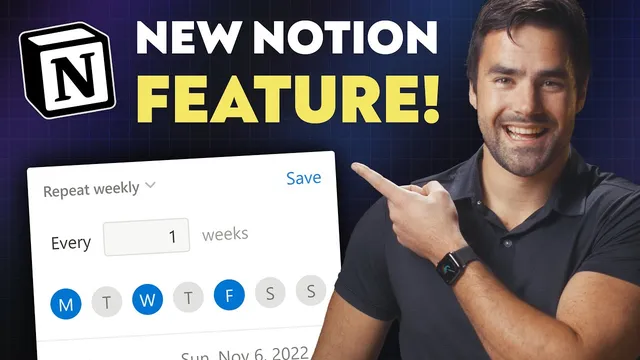 Notion’s New RECURRING Templates (and 5 more features you missed!) thumbnail