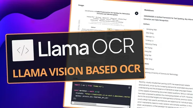 LlamaOCR - Building your Own Private OCR System thumbnail