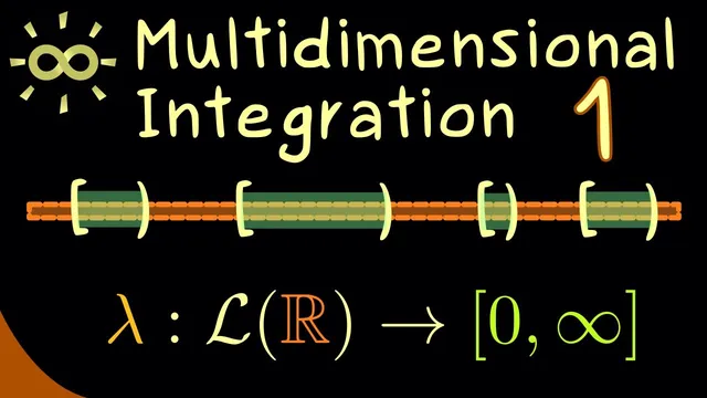 Multidimensional Integration 1 | Lebesgue Measure and Lebesgue Integral [dark version] thumbnail