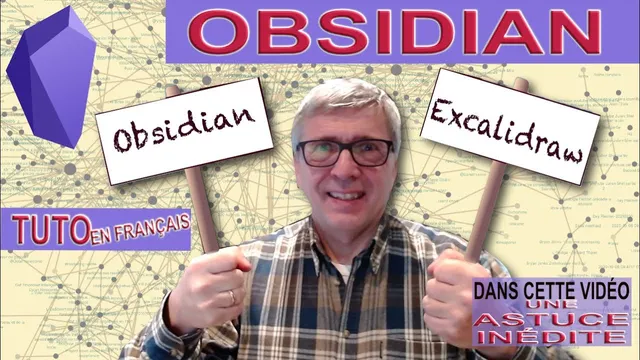 Tutoriel Excalidraw pour Obsidian n°2 en français avec une astuce inédite thumbnail