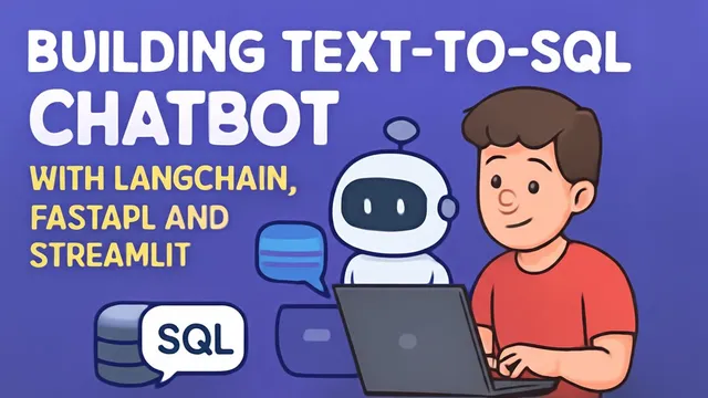 Building a Text to SQL Chatbot with RAG, LangChain, FastAPI And Streamlit | Tech Edge AI thumbnail