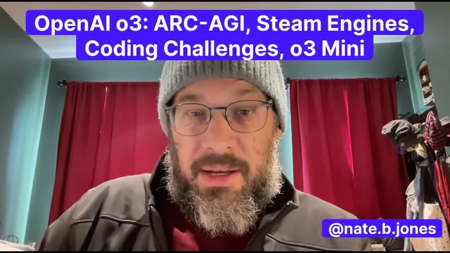 OpenAI o3: ARC-AGI, Steam Engines, Coding Challenges, o3 Mini thumbnail