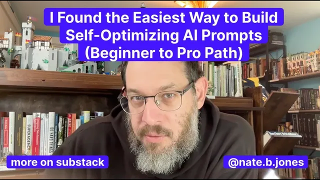 I Found the Easiest Way to Build Self-Optimizing AI Prompts (Beginner to Pro Path) thumbnail