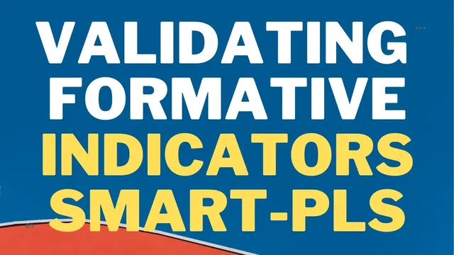 How to Validate Formative Model in SmartPLS thumbnail