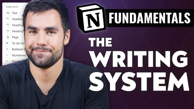 Notion Fundamentals - Master Notion's Text Editing Tools thumbnail