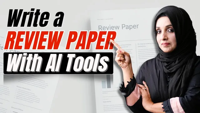 How to Write a Review Paper/Review Article By Using AI Tools thumbnail