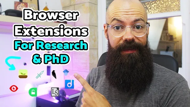 Useful browser extensions for PhD students and researchers | ALL FREE thumbnail