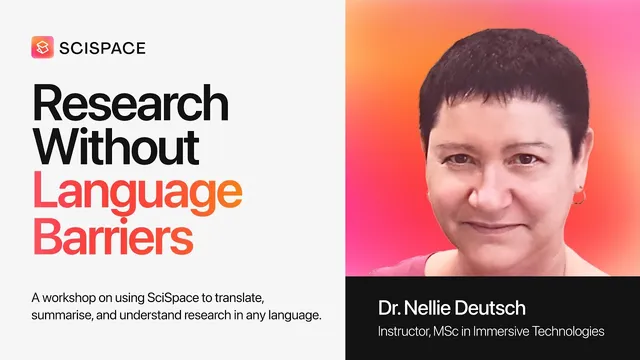Overcome Language Barriers in Research with SciSpace Agent thumbnail