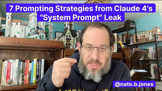 7 Prompting Strategies from Claude 4's "System Prompt" Leak thumbnail