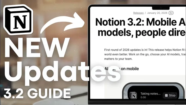NEW Notion Update 3.2! All Latest Features, AI, Calendar & Mail thumbnail