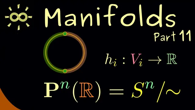 Manifolds 11 | Projective Space is a Manifold [dark version] thumbnail