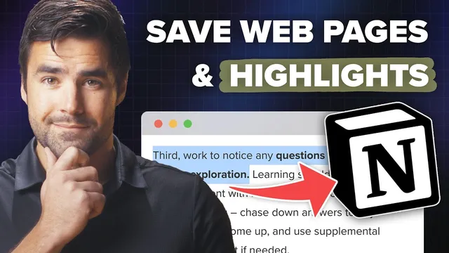 Your Second Brain NEEDS This Tool – Save to Notion thumbnail