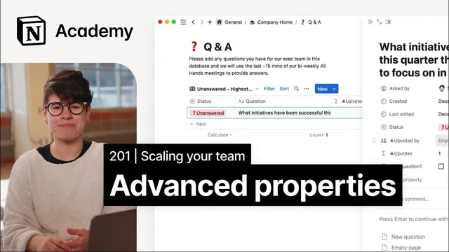 Using relations, rollups, and formulas to organize content thumbnail