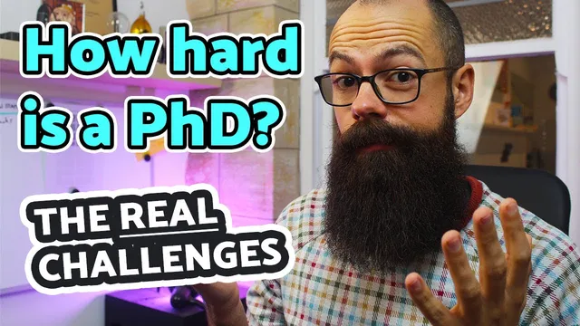 How hard is a PhD? The real reasons kept hush hush! thumbnail