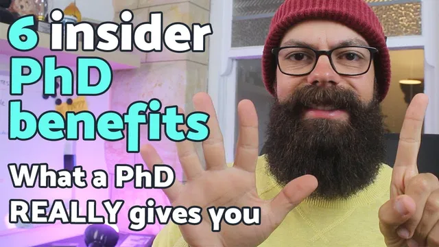 6 PhD benefits | What a PhD *really* gets you! thumbnail