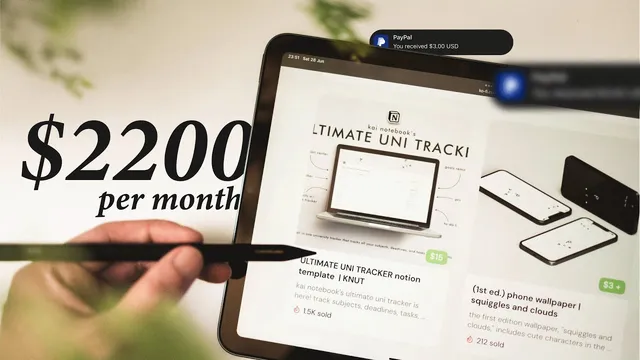 how I make $2200 / month in passive income as a student (realistic advice) thumbnail