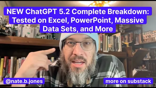 NEW ChatGPT 5.2 Complete Breakdown: Tested on Excel, PowerPoint, Massive Data Sets, and More thumbnail