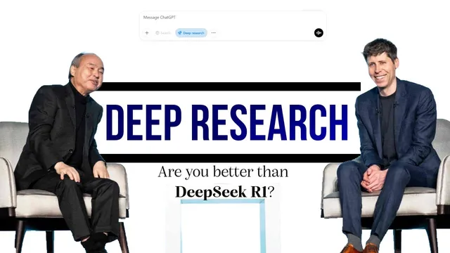 Deep Research by OpenAI - The Ups and Downs vs DeepSeek R1 Search + Gemini Deep Research thumbnail
