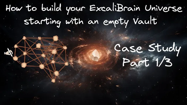 Getting started with ExcaliBrain - starting from an empty Obsidian Vault (Part 1 of 3) thumbnail