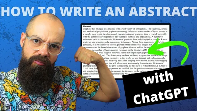 How to Write an Abstract that's CLEAR and POWERFUL using ChatGPT thumbnail