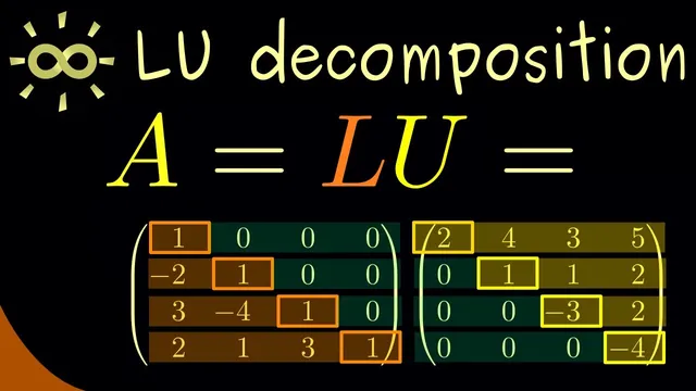 LU Decomposition - An Example Calculation [dark version] thumbnail
