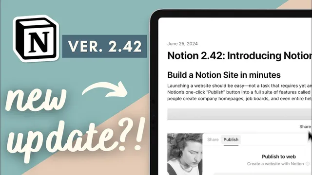 10 Game-changing Notion Updates You Need to Know (July 2024) thumbnail