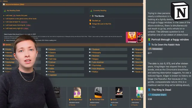 How I Use Notion (A Tour): Book Progress And Webclipping Articles thumbnail