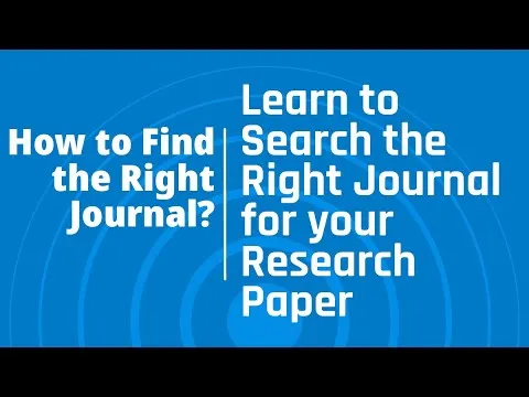 How to Search the Journal for Research Publication? thumbnail