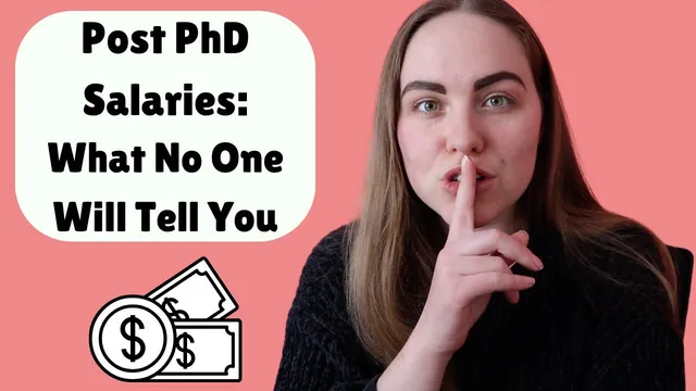 Post PhD Salary Expectations for STEM PhD Students & The Pay Gap in Tech thumbnail