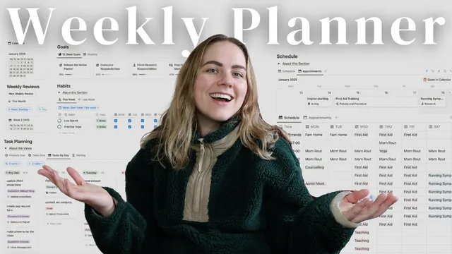 Be 100x More Productive with this Weekly Planner thumbnail