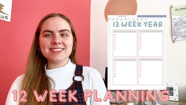 12 Week Goal Setting and Planning | 12 Week Year | iPad Digital Bullet Journal | PhD Student thumbnail