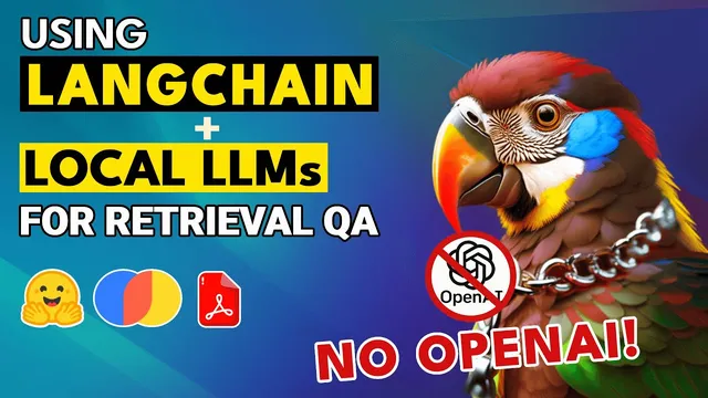 LangChain + Retrieval Local LLMs for Retrieval QA - No OpenAI!!! thumbnail