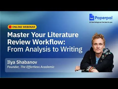 Master Your Literature Review Workflow: From Analysis to Writing thumbnail