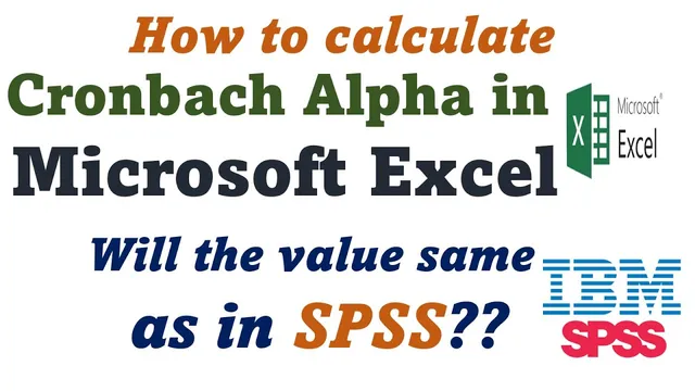 How to Calculate Cronbach Alpha (Reliability) in Excel thumbnail