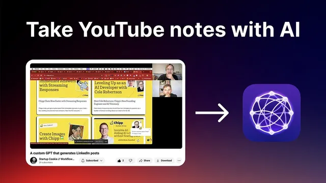 How to take notes from YouTube videos (using AI) thumbnail