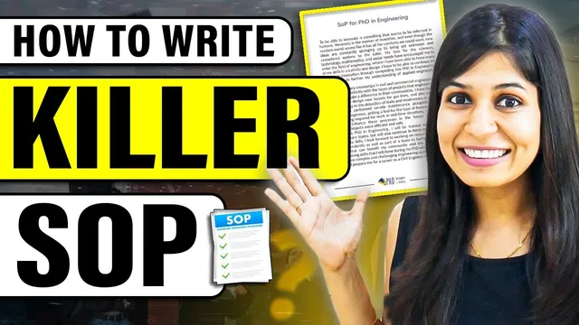 Write a KILLER STATEMENT OF PURPOSE all by yourself! 🔥 Best Study Abroad SOP 🤯 thumbnail
