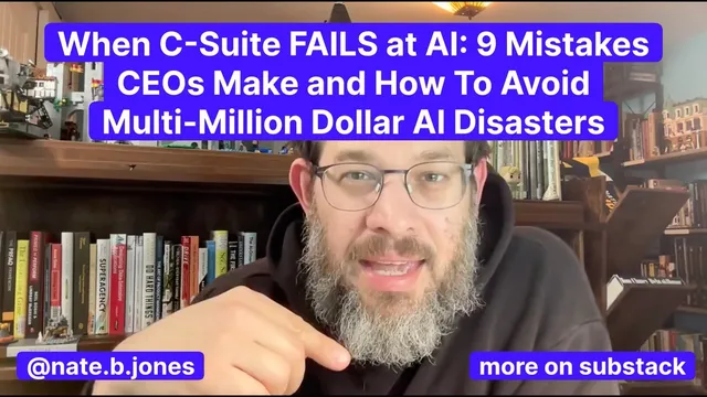 When C-Suite FAILS at AI: 9 Mistakes CEOs Make and How to Avoid Multi-Million Dollar AI Disasters thumbnail