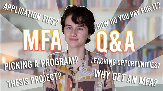 A JUICY MFA Q&A: funding, thesis, application tips, acceptance stats, & more! thumbnail