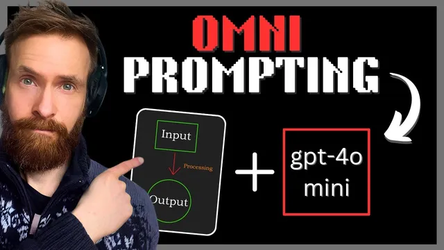 Omni Prompting with gpt-4o-mini | A Staple In The Future of AI Software? thumbnail