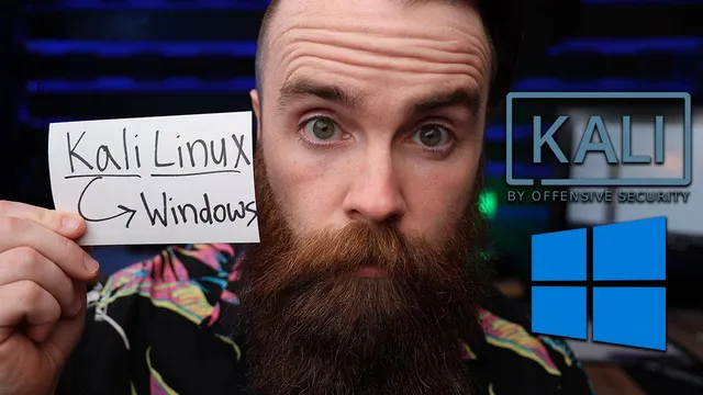 Kali Linux on Windows in 5min (WSL 2 GUI) thumbnail