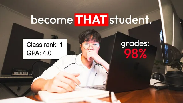 how I went from FAILING to being a TOP STUDENT thumbnail