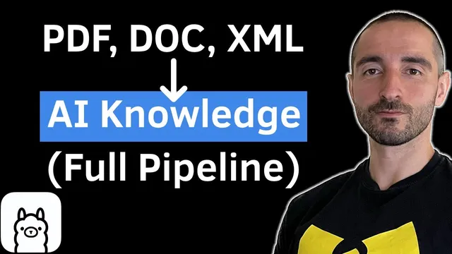 Build an AI Document (PDF, DOC, XML) Processing Pipeline for RAG | Docling, OCR, Chunking, Images thumbnail