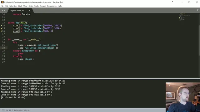 Asyncio - Asynchronous programming with coroutines - Intermediate Python Programming p.26 thumbnail