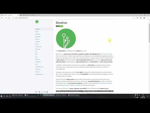 Dendron Notes - An alternative note taking app for PKM / To Do / Journal thumbnail