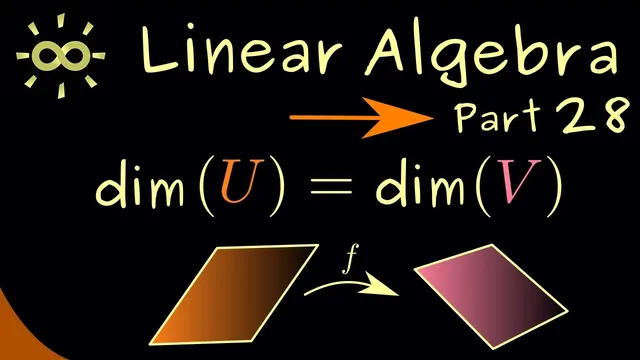 Linear Algebra 28 | Conservation of Dimension [dark version] thumbnail