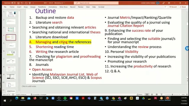 ER 25: Free Training of Mendeley Class - Part 1 (17 May 2022) by Dr. Raymond Chew thumbnail