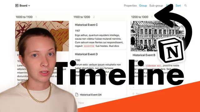 Notion Masterclass: Build Historical Timelines with Board View thumbnail