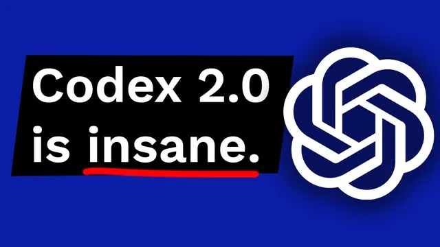 OpenAI just destroyed AI coding… Codex 2.0 thumbnail