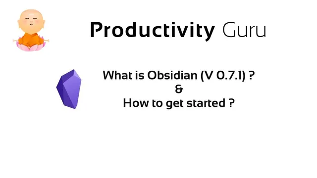 What is Obsidian (V 0.7.1) & how to get started ? - Better & free alternative to Roam Research thumbnail